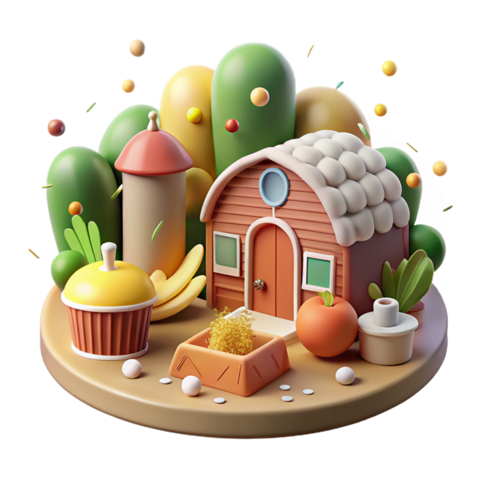 wonderful creative Farm to Table Graphic Cutout authentic png