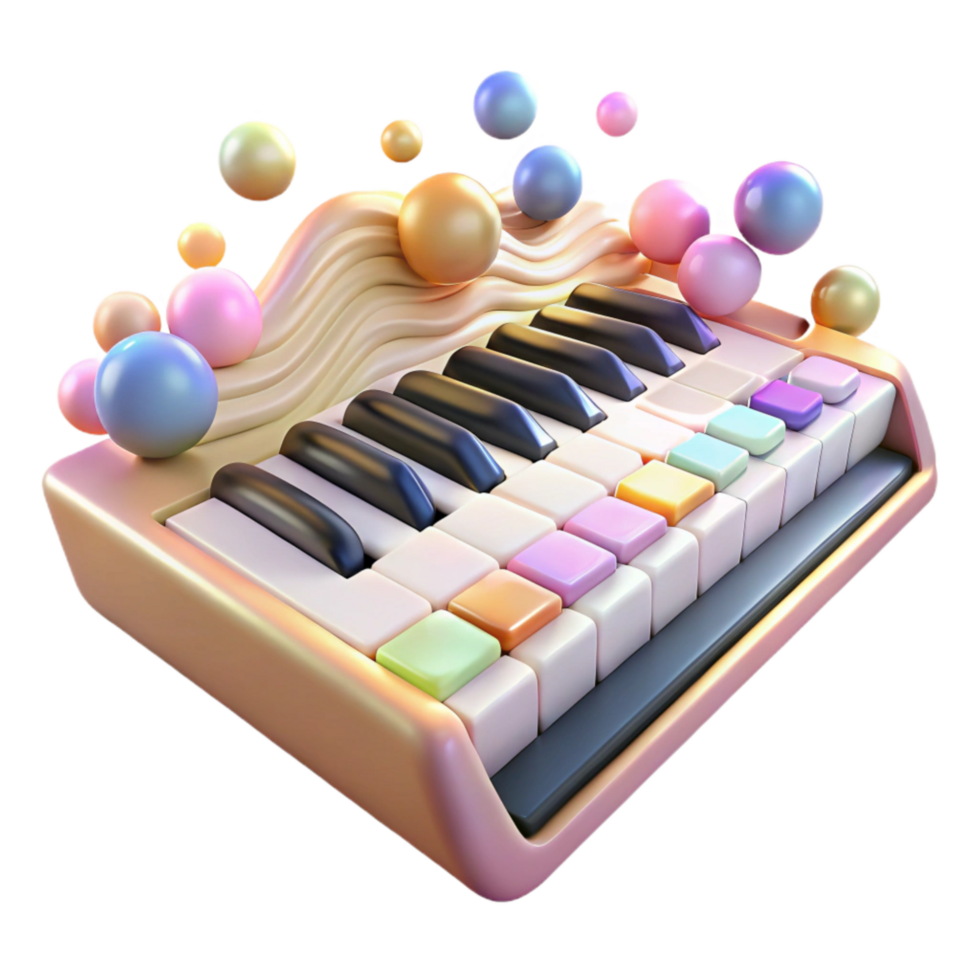 stunning modern Coding Keyboard Close Up Backlit Keys Isolated professional png