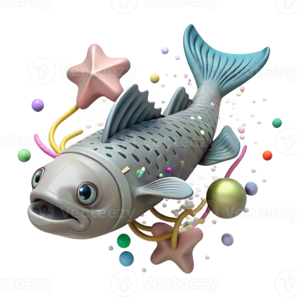 magnificent classic Dead Fish in Polluted Water Close Up Cutout professional png