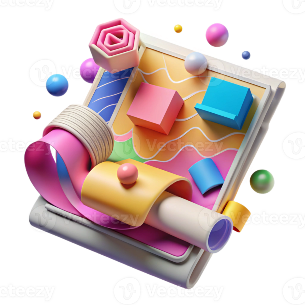 magnificent contemporary Cmyk Color Chart Cutout on Transparent Background premium png