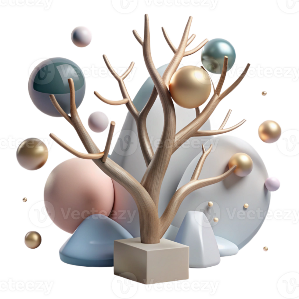 stunning minimalist Arctic Willow Branch Cutout Budding Stage professional png
