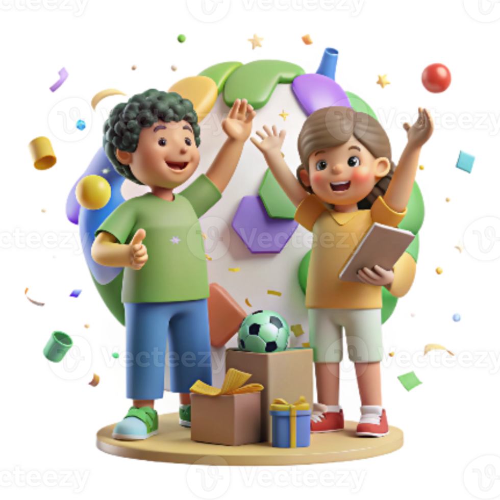 impressive contemporary Children Learning About Recycling Isolated Cutout detailed png