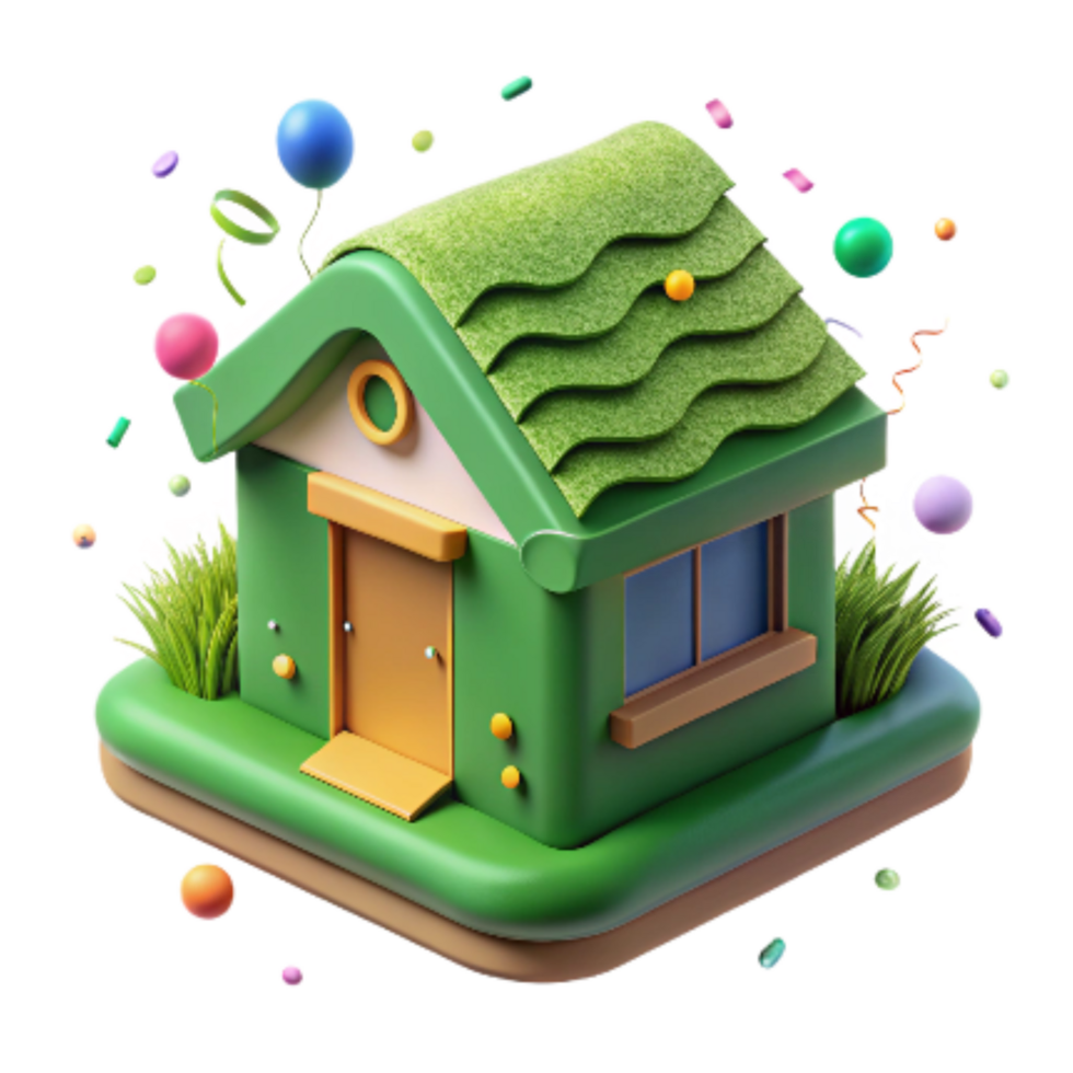 extraordinary traditional Eco Friendly House with Solar Panels Cutout exclusive png