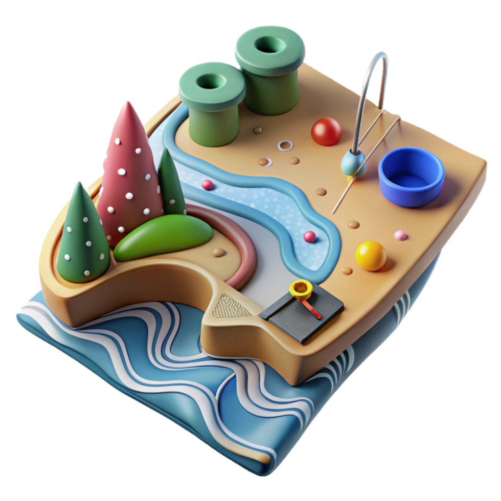 impressive traditional Fishing Spot on River Map Cutout Angler's Guide professional png