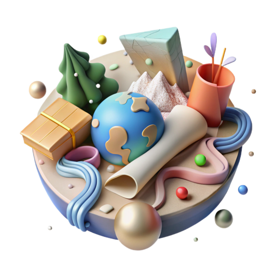 dramatic traditional Climate Change Solutions Dark Style Transparent Background professional png