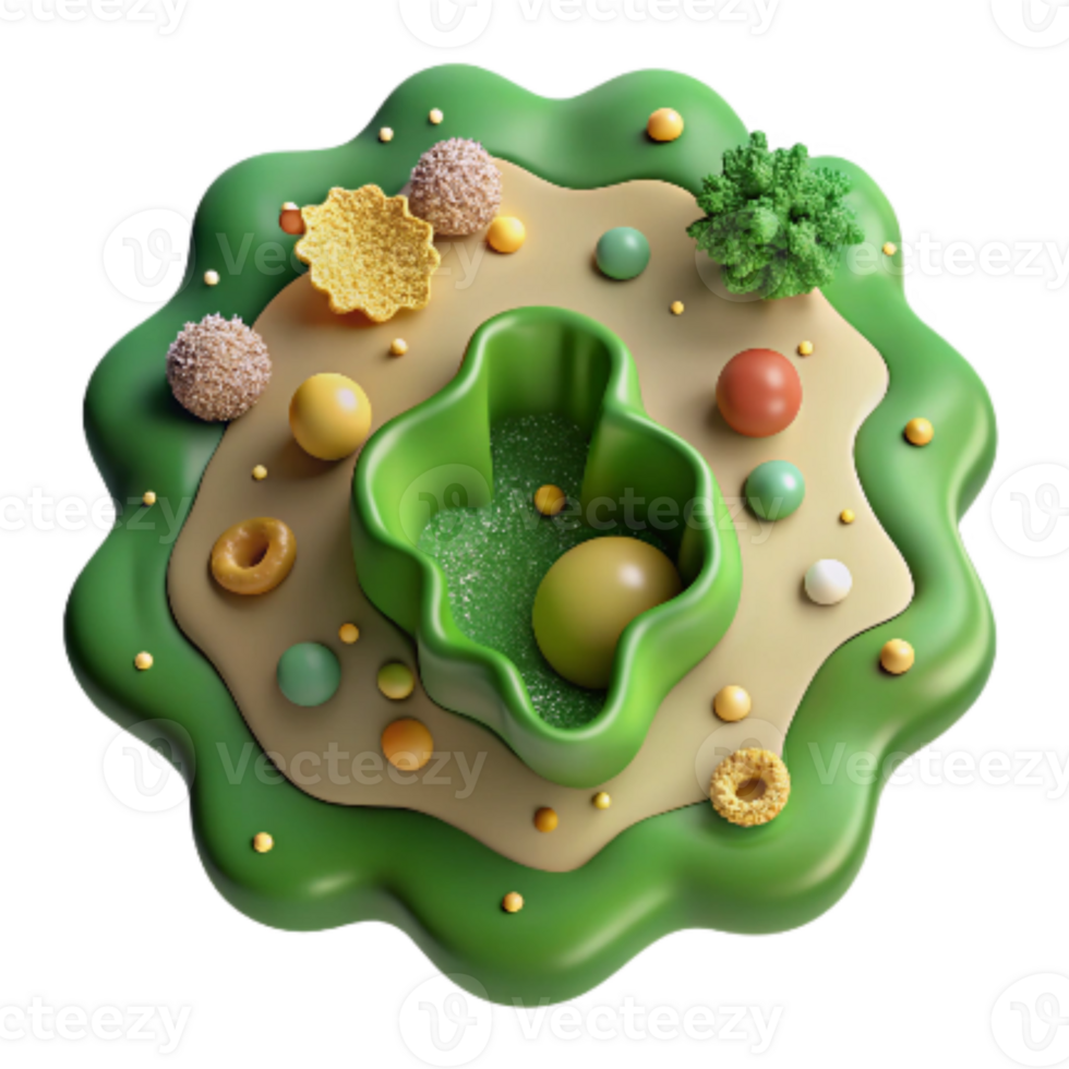wonderful artistic Algae Cutout Isolated Green and Slimy Texture original png