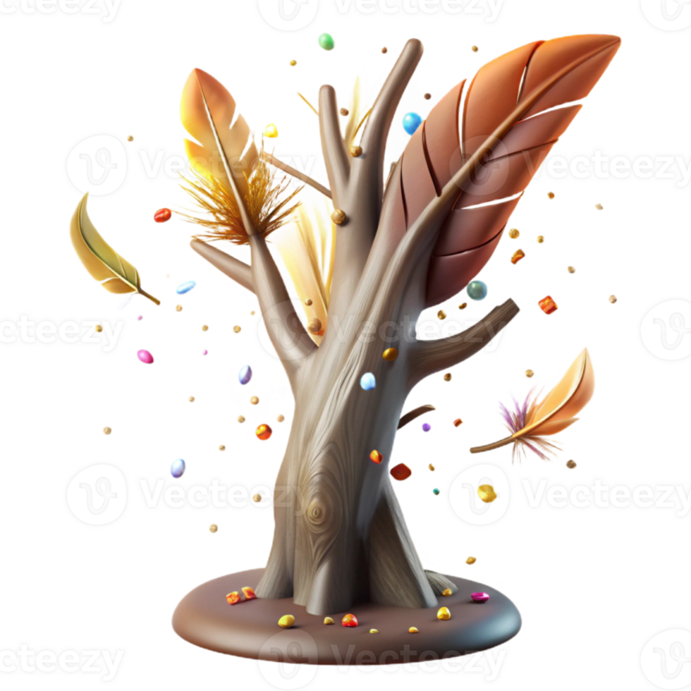 impressive creative Fire Damaged Tree Bird Nest Isolated original png