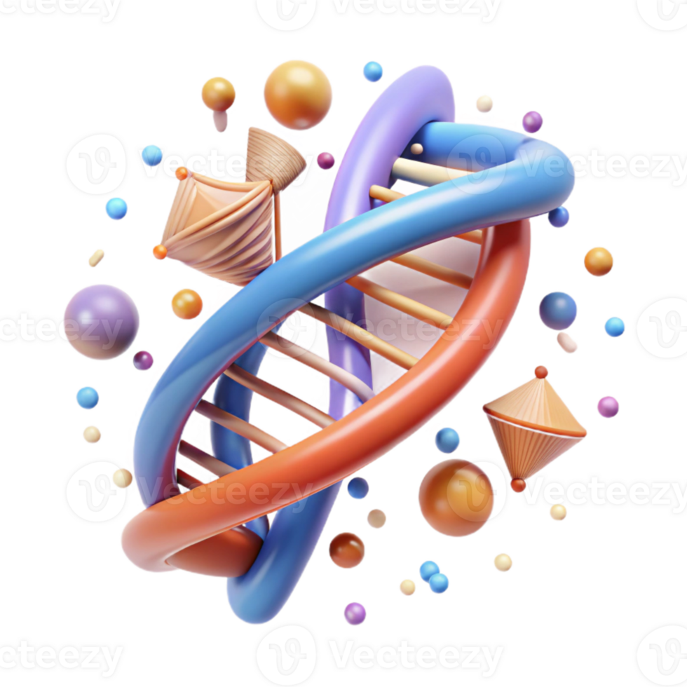 elegant creative Dna Helix Rotating Animation Frames Cutout Set genuine png