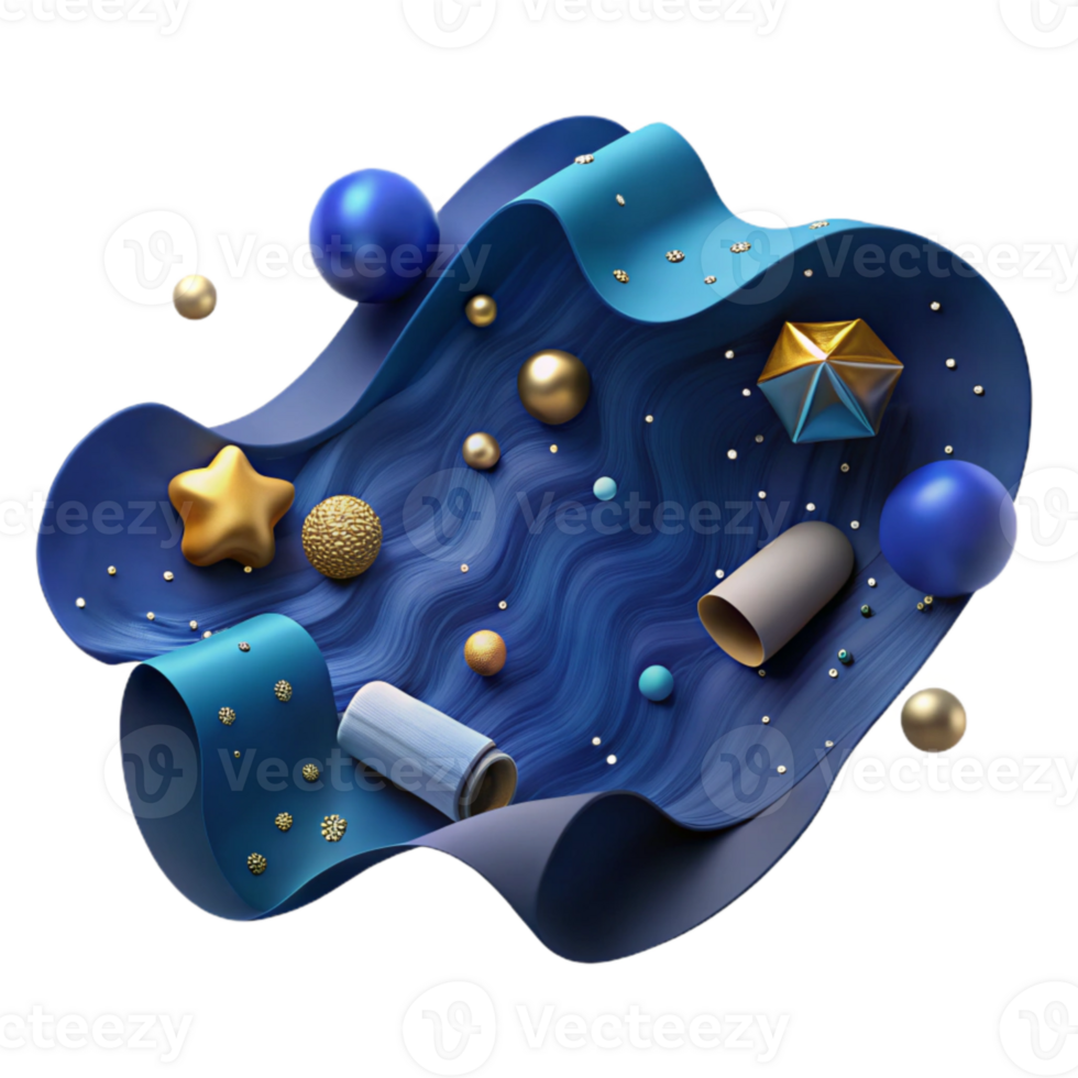 magnificent classic Dark Blue Underwater Background Transparent Background professional png