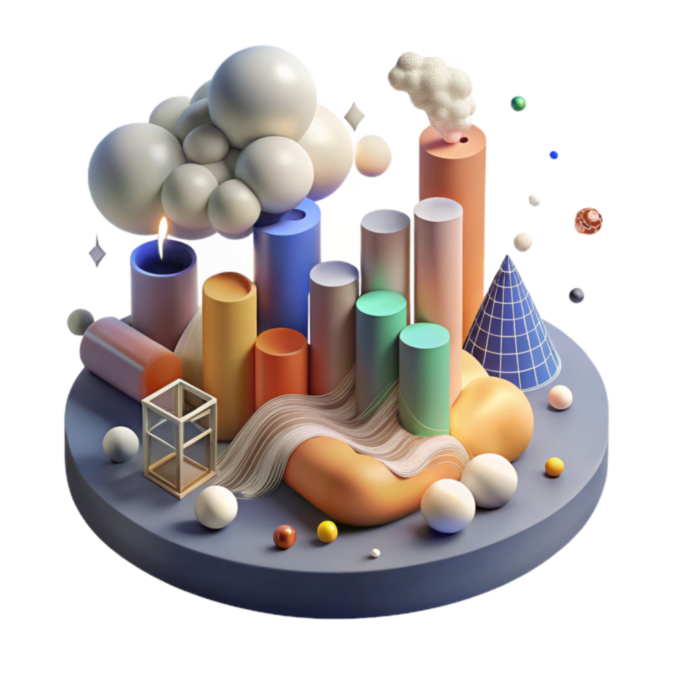 extraordinary abstract Data Points Visualizing Pollution Levels Transparent Background authentic png