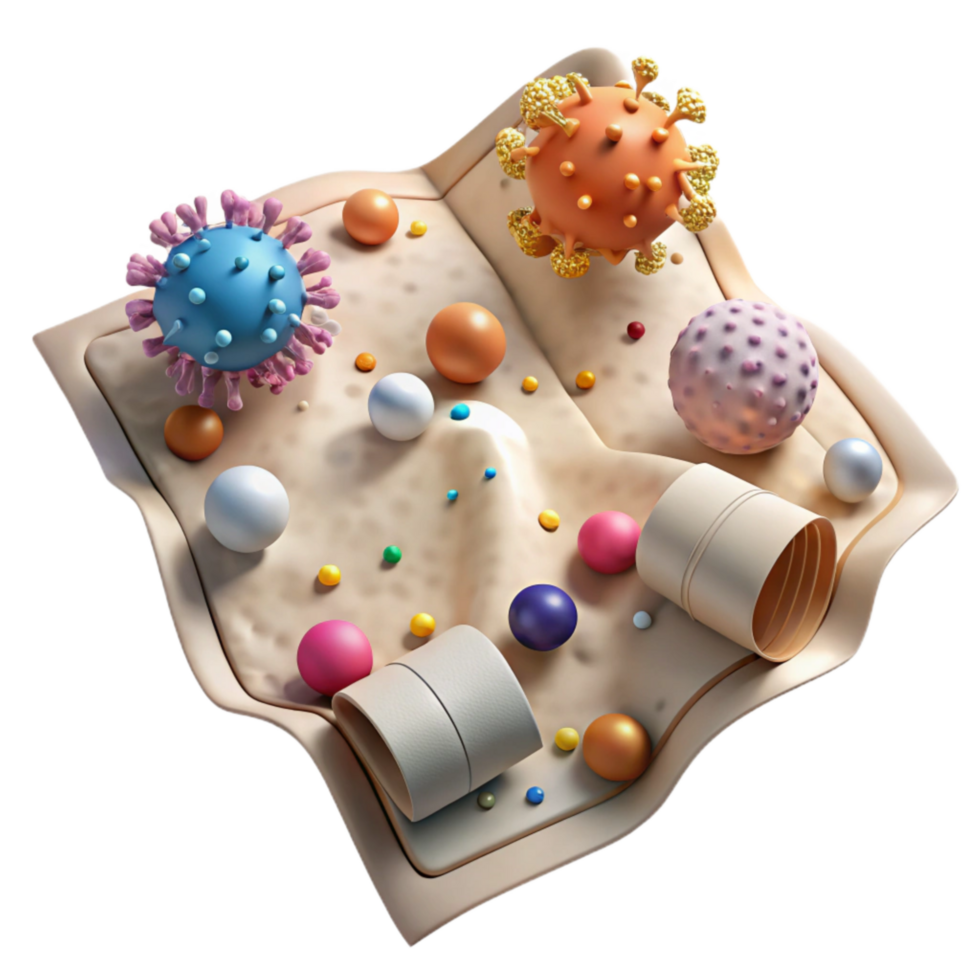 serene abstract Disease Outbreak Map Transparent Background original png