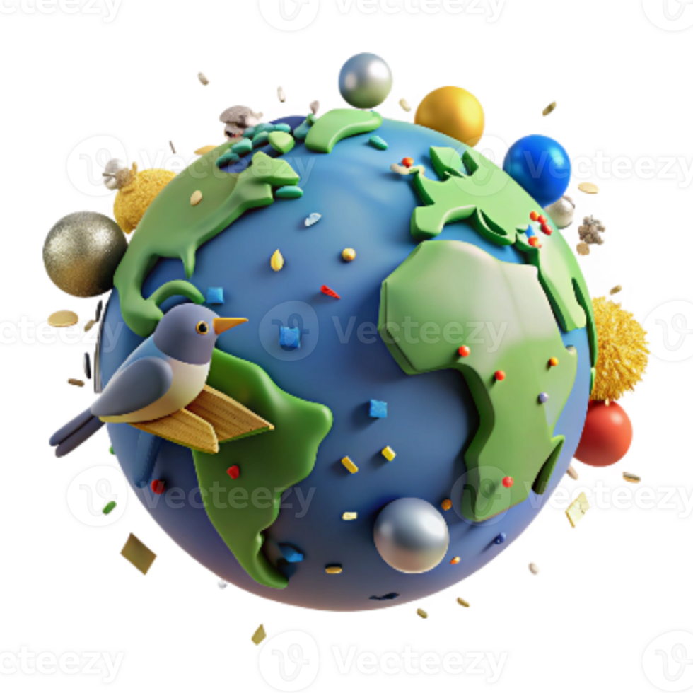 dramatic vintage Bird Eye View of Landscape Cutout Element high resolution png