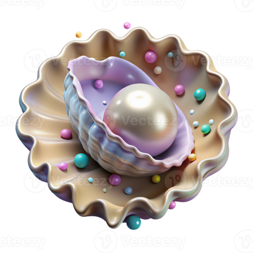 extraordinary artistic Close Up of Deformed Oyster Shell From Ocean Acidification Isolated high resolution png