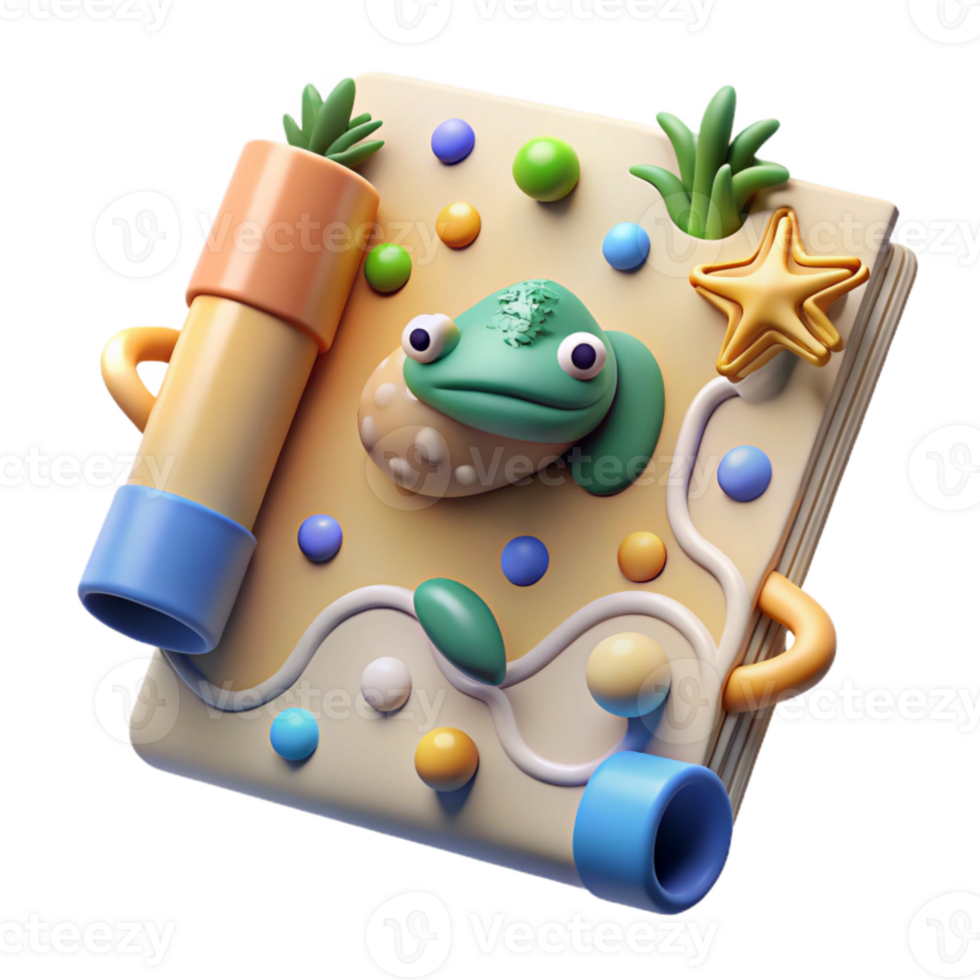 beautiful creative Amphibian Diversity Chart Cutout Isolated Element high resolution png