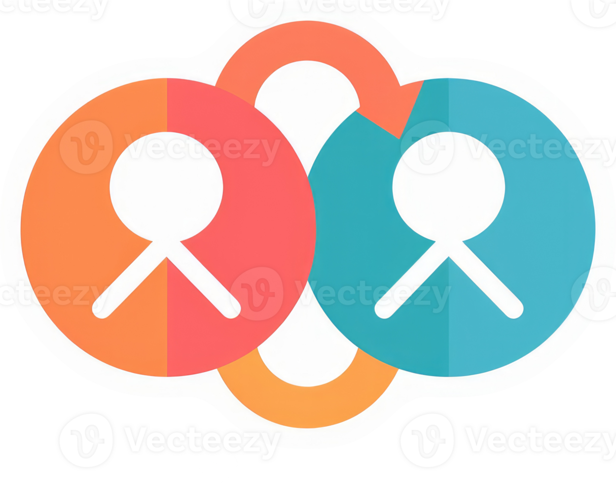 Interconnected people representation for community collaboration. png