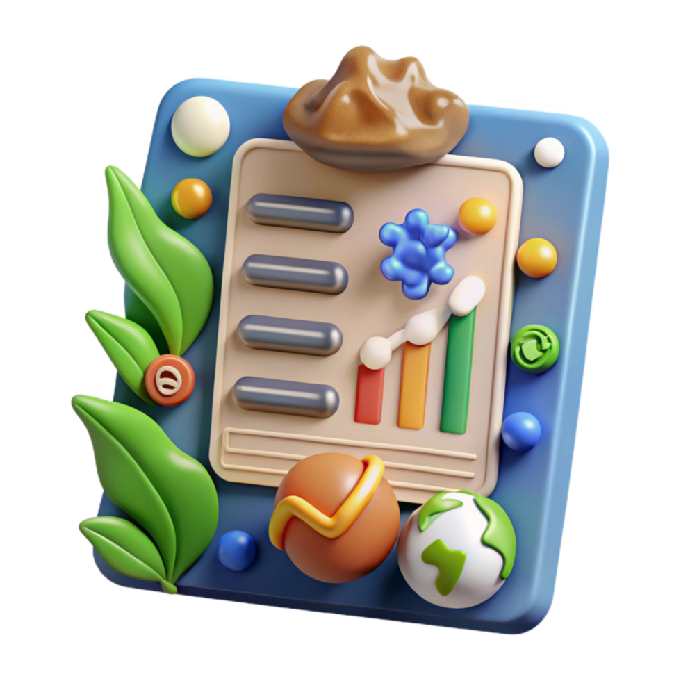 extraordinary artistic Environmental Impact Assessment Chart with Data Points Cutout authentic png