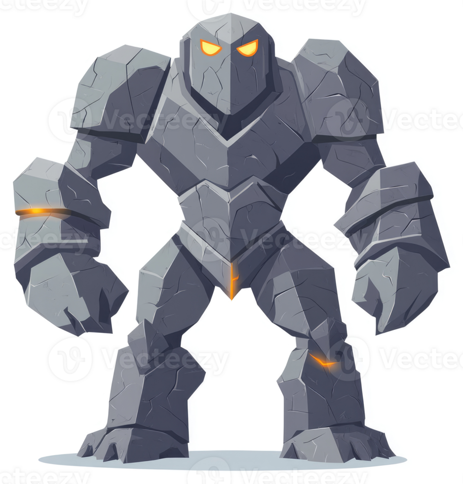 A large, stone-like creature with a powerful build. png