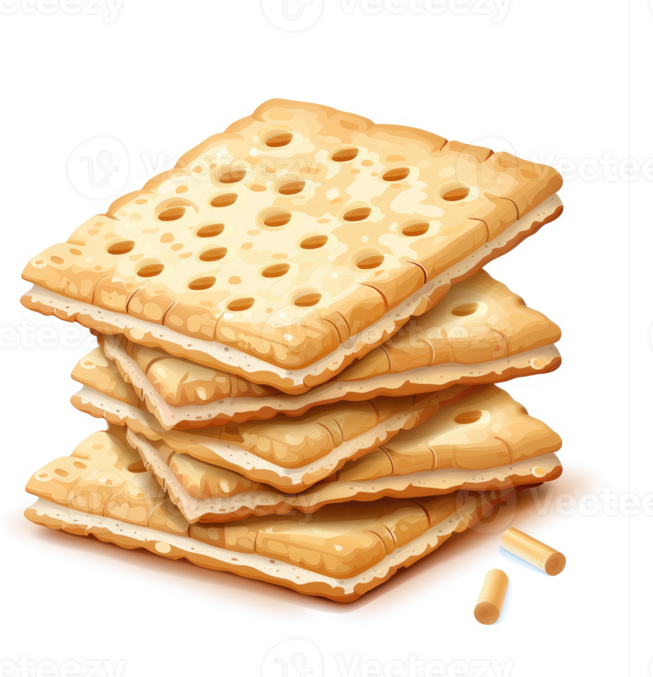 A stack of crispy, creamy sandwich cookies. png