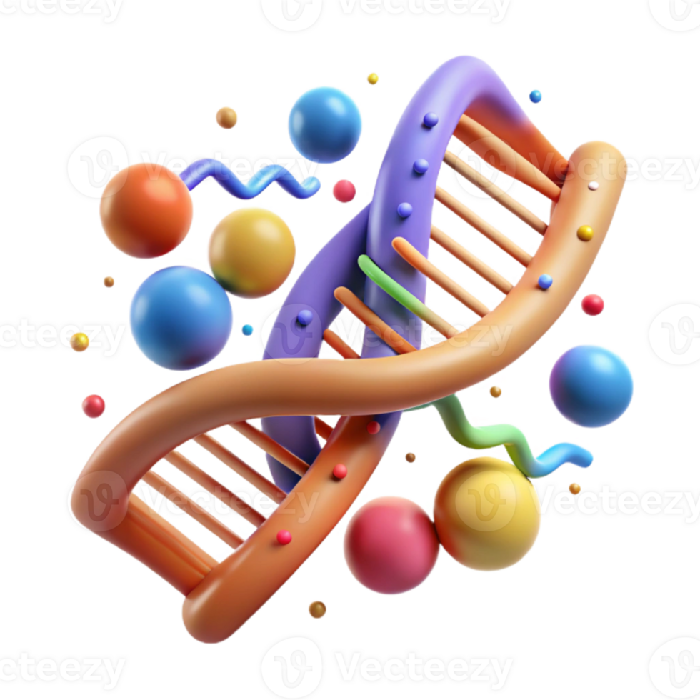extraordinary abstract Genetic Diversity Diagram Cutout Colorful Strands detailed png