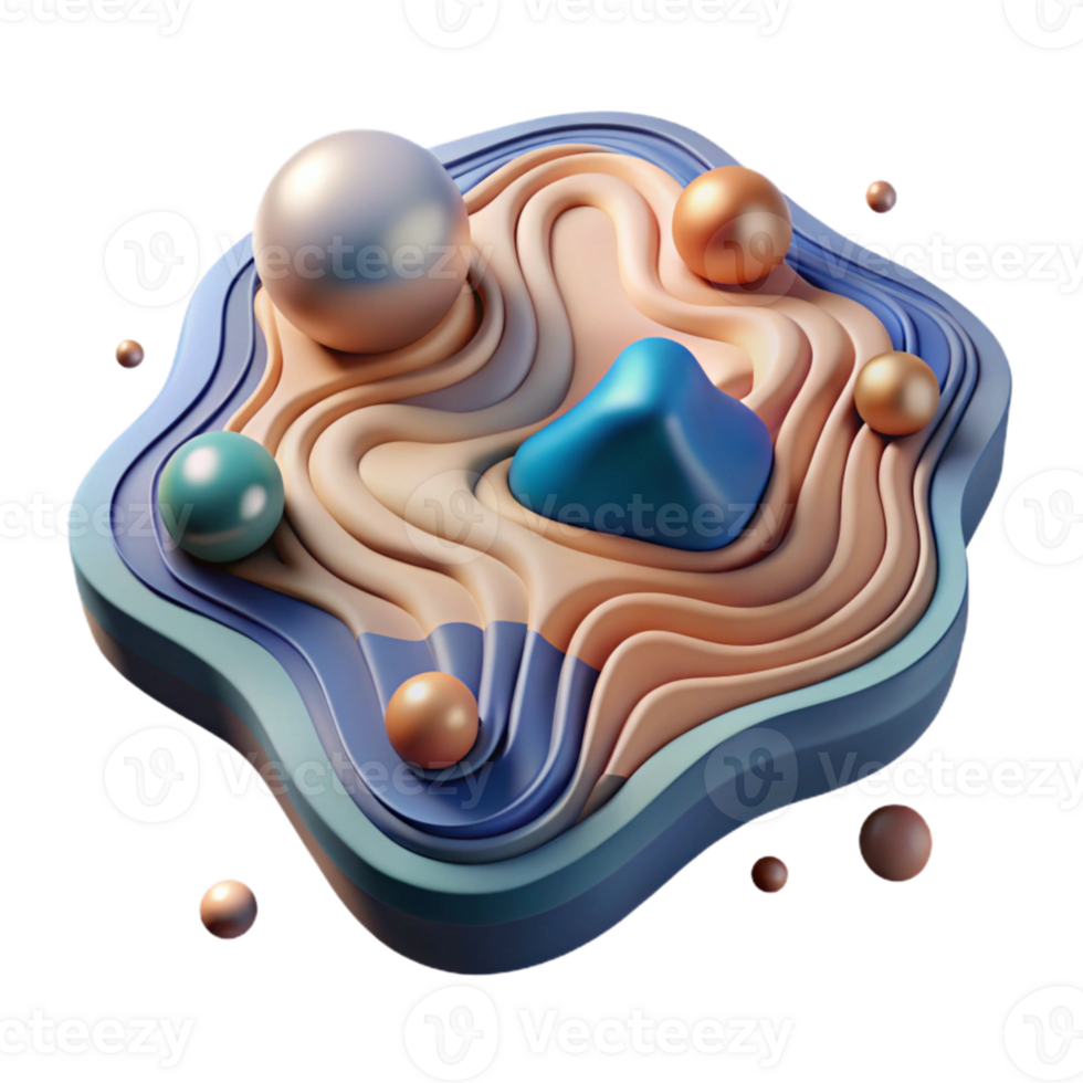 beautiful classic Abstract Topographic Map Isolated Element genuine png