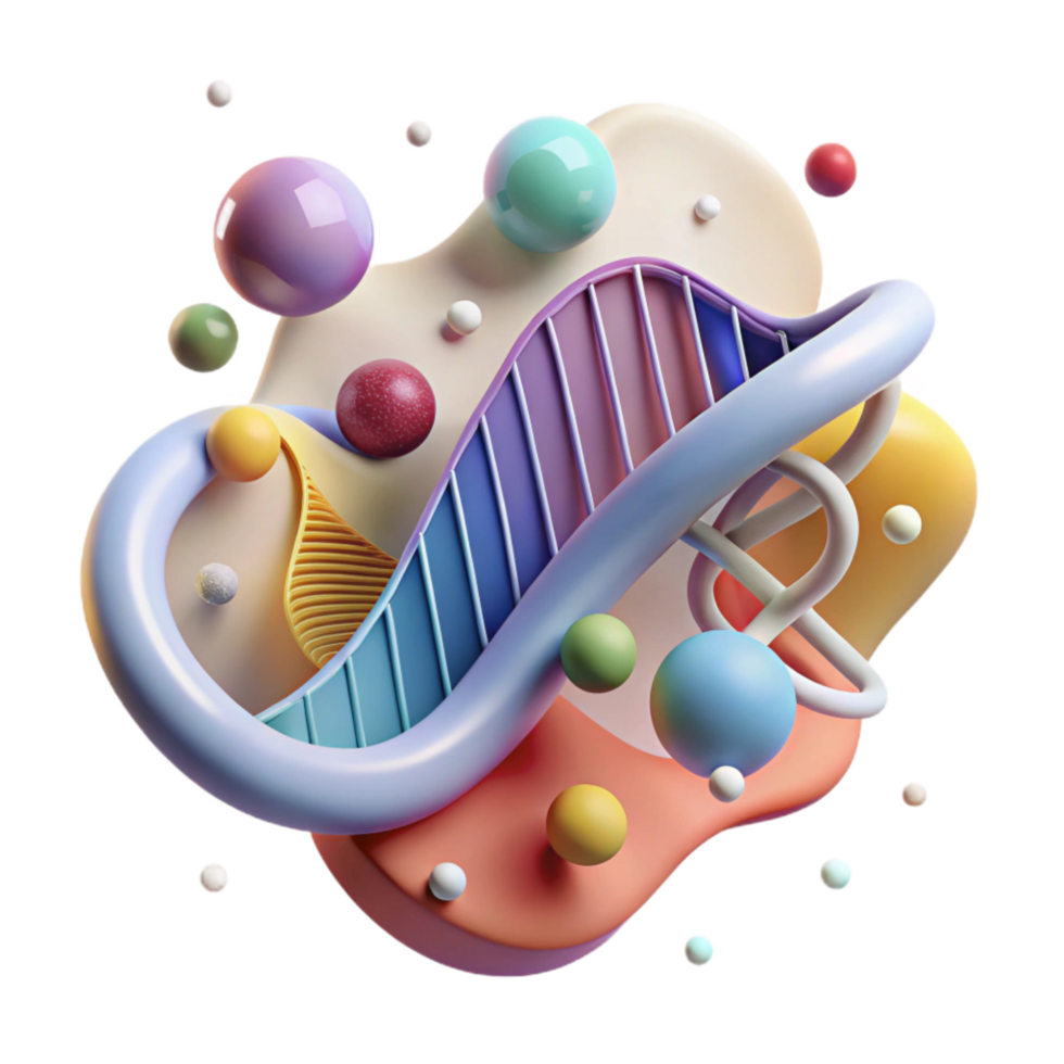 beautiful creative Genetic Diversity Diagram Transparent Background high quality png