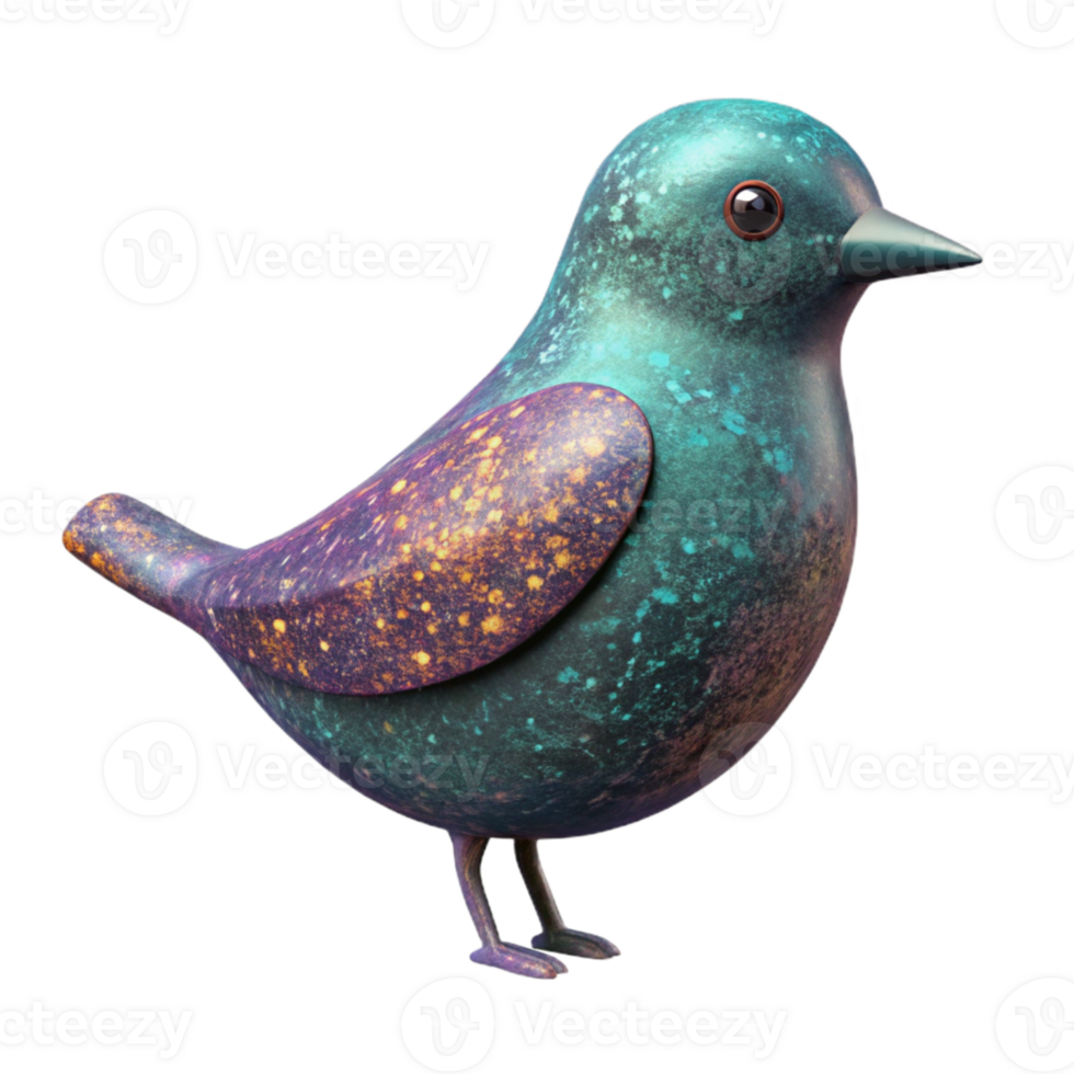 wonderful abstract Bird Silhouette with Grunge Texture Isolated Element detailed png