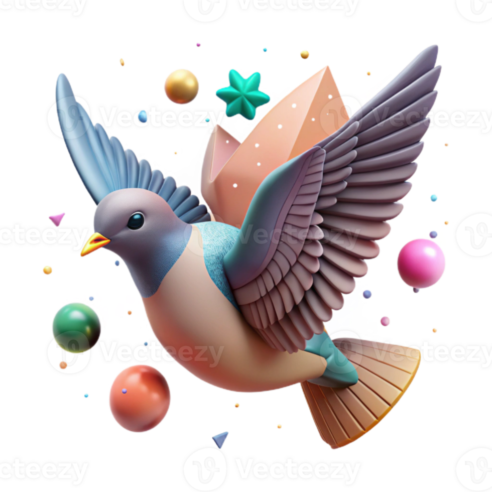 impressive traditional Flying Bird Cutout with Motion Blur Effect exclusive png