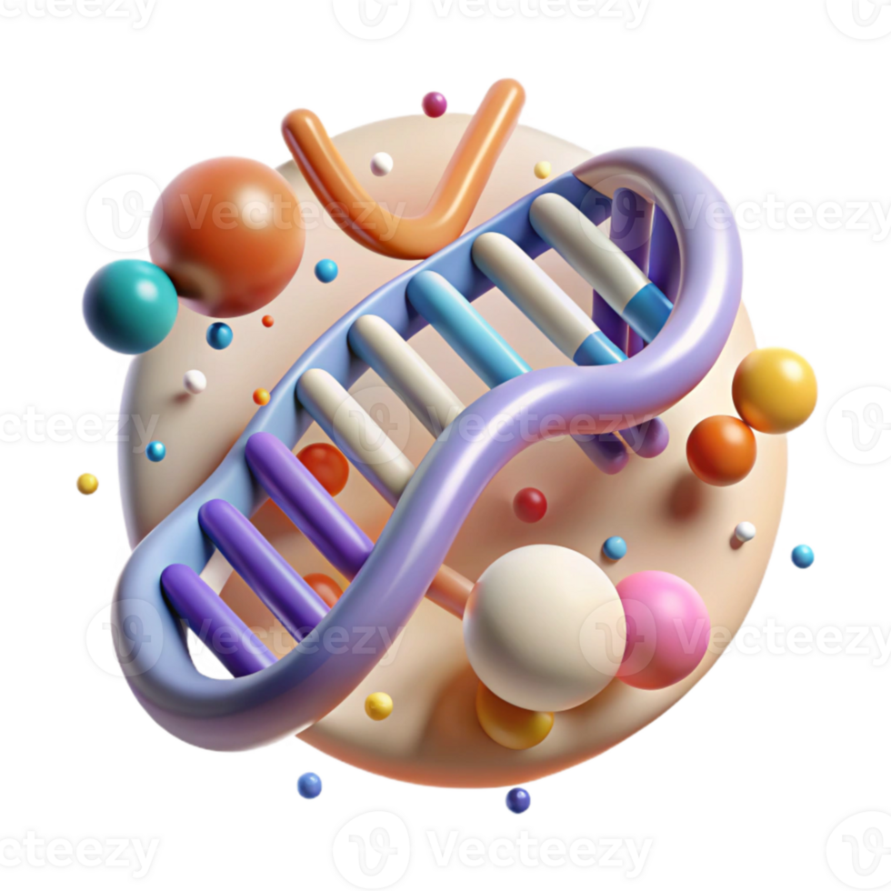 stunning minimalist Genetic Code Transparent Background premium png