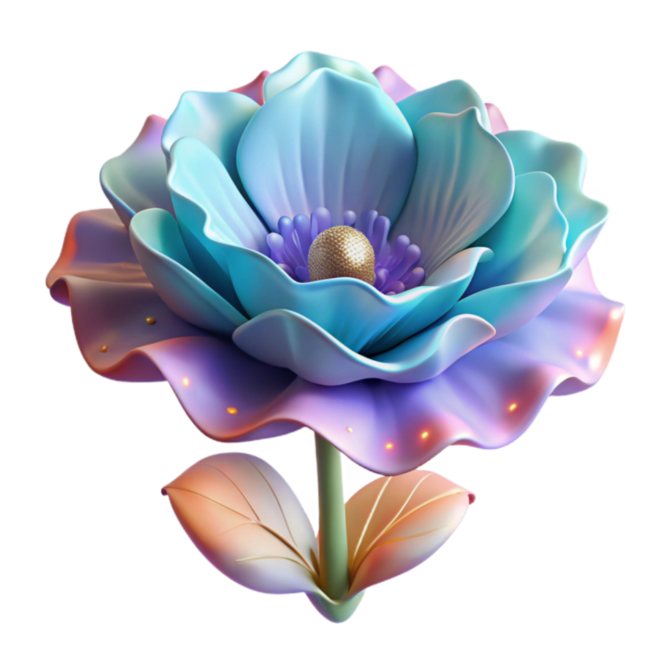 wonderful creative Arctic Poppy Blossom Cutout Single Flower authentic png