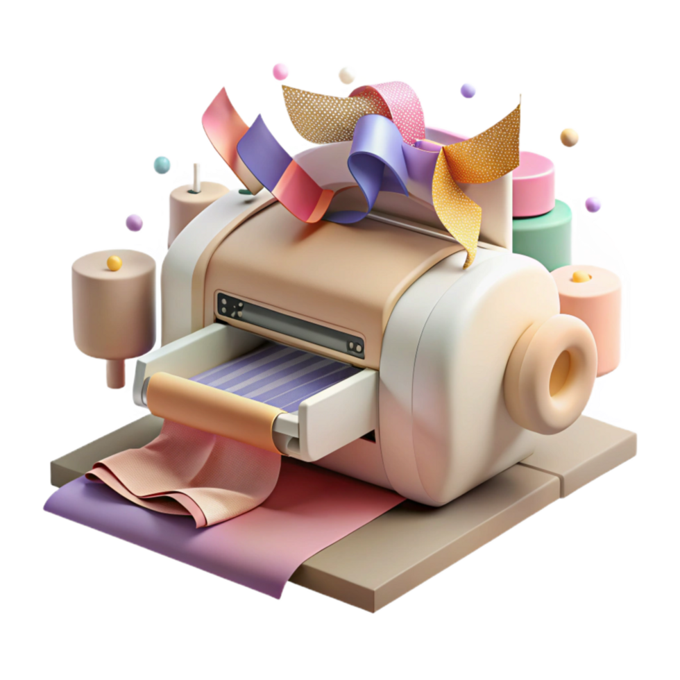 beautiful abstract Digital Textile Printer Inkjet Head Cutout professional png