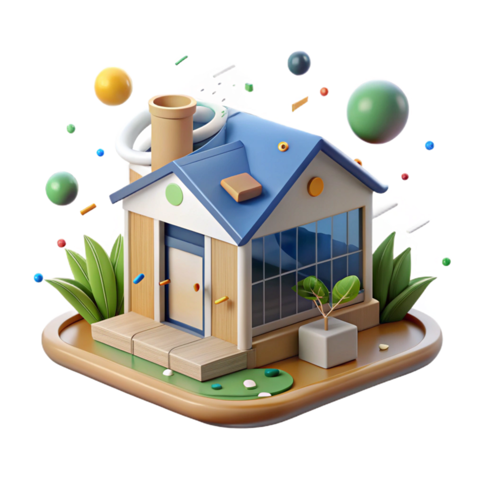 impressive classic Community Building Eco House Teamwork Scene Transparent genuine png
