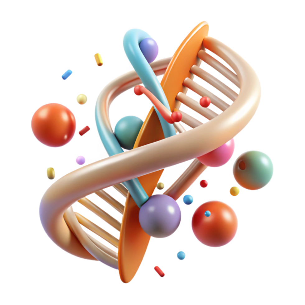 wonderful minimalist Dna Helix Rotating Animation Frames Cutout Set detailed png