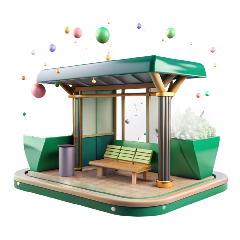 wonderful classic Cityscape with Green Roofs Transparent premium png