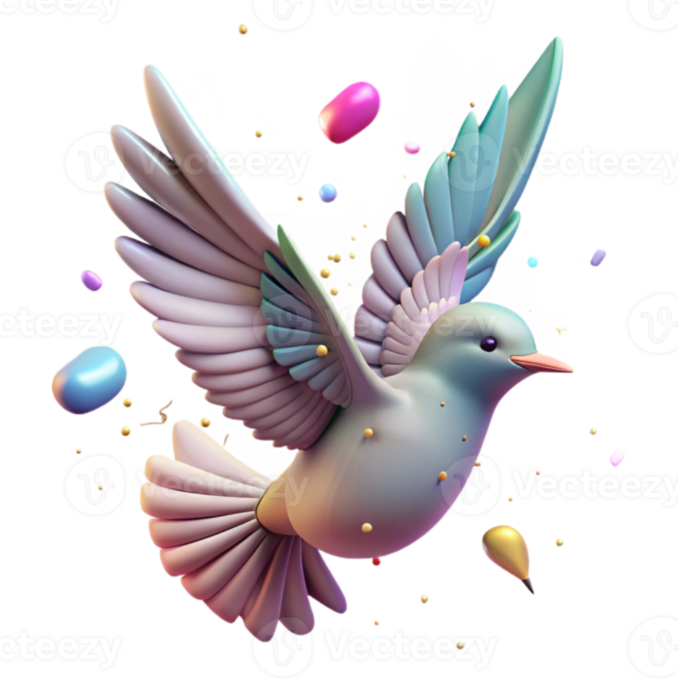 dramatic modern Bird in Flight Cutout Dynamic Pose genuine png