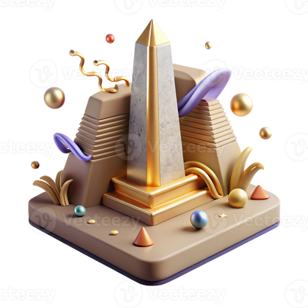vibrant rustic Egyptian Obelisk Hieroglyph Inscription Cutout exclusive png