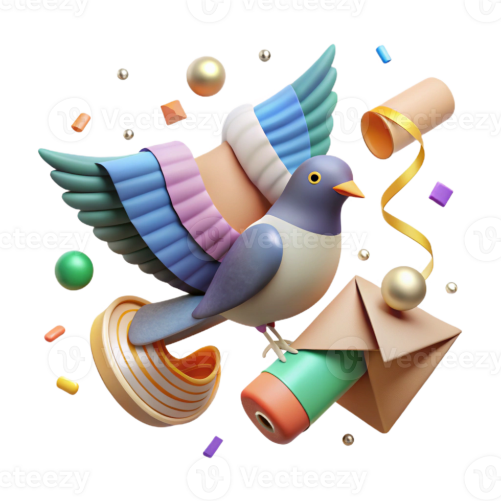 vibrant traditional Bird Banding for Migration Research Isolated Element detailed png