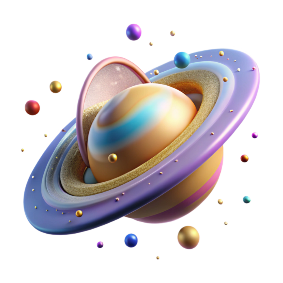 impressive artistic Distant Quasar Isolated on Transparent Background high quality png