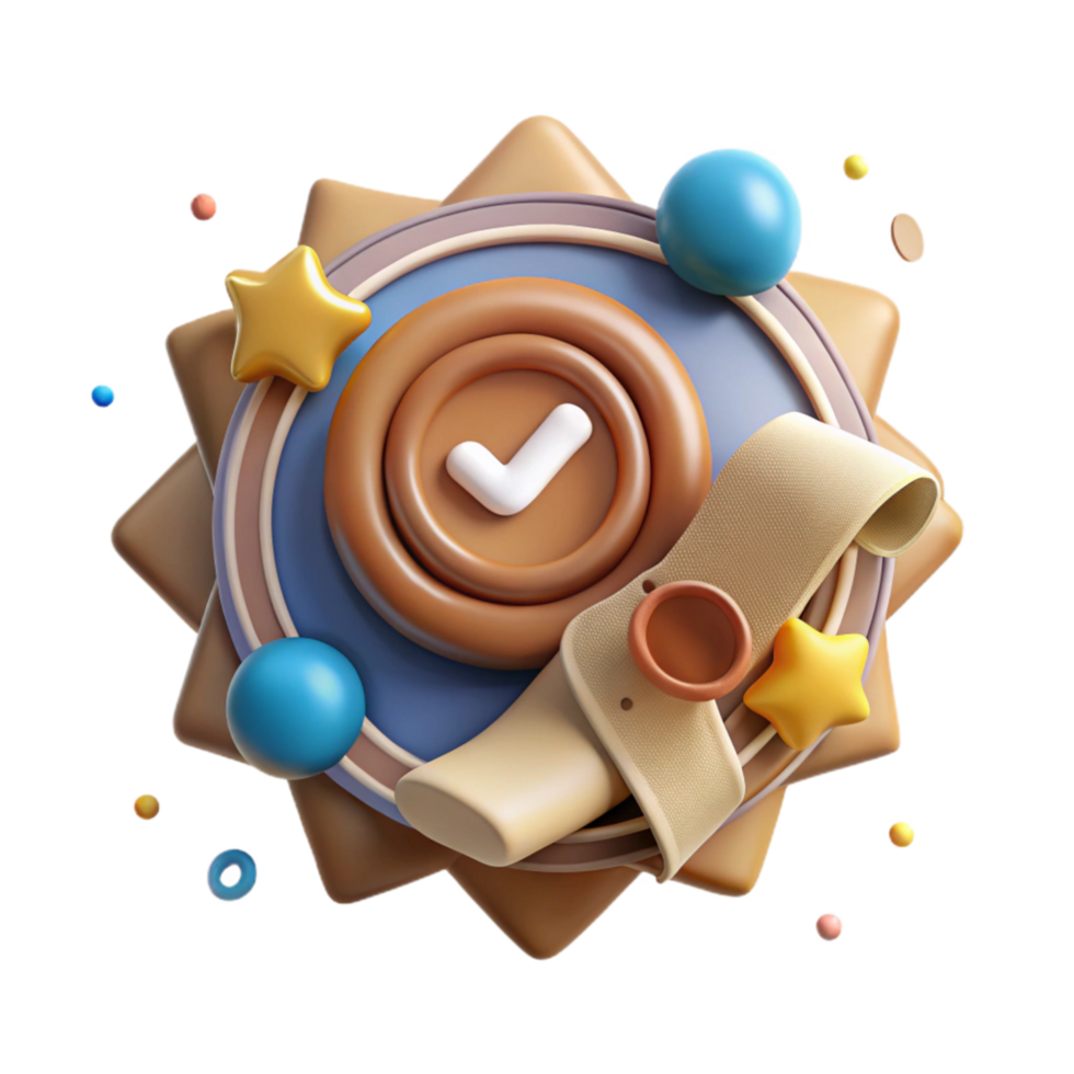 magnificent abstract Fair Trade Certification Logo Cutout Transparent Background premium png