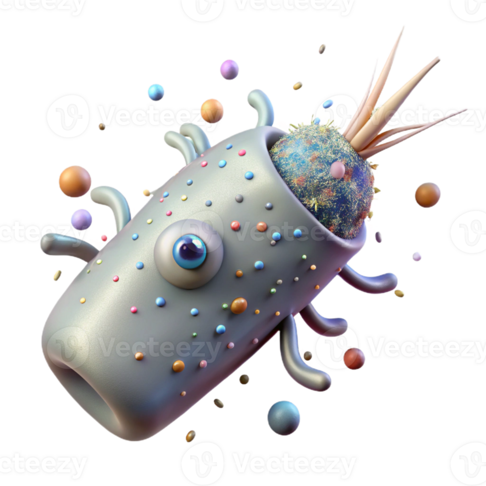 magnificent traditional Dying Plankton From Pollution Side View Isolated exclusive png