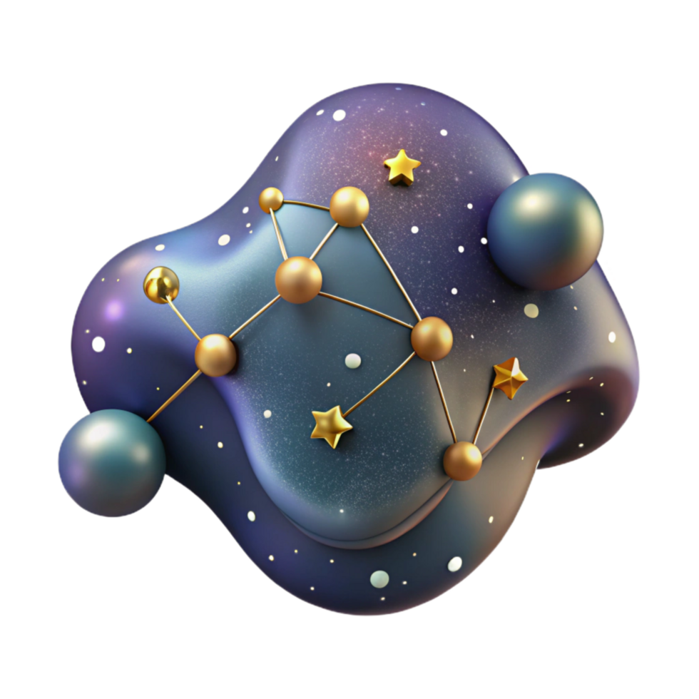 wonderful modern Constellation of Orion Isolated Element genuine png