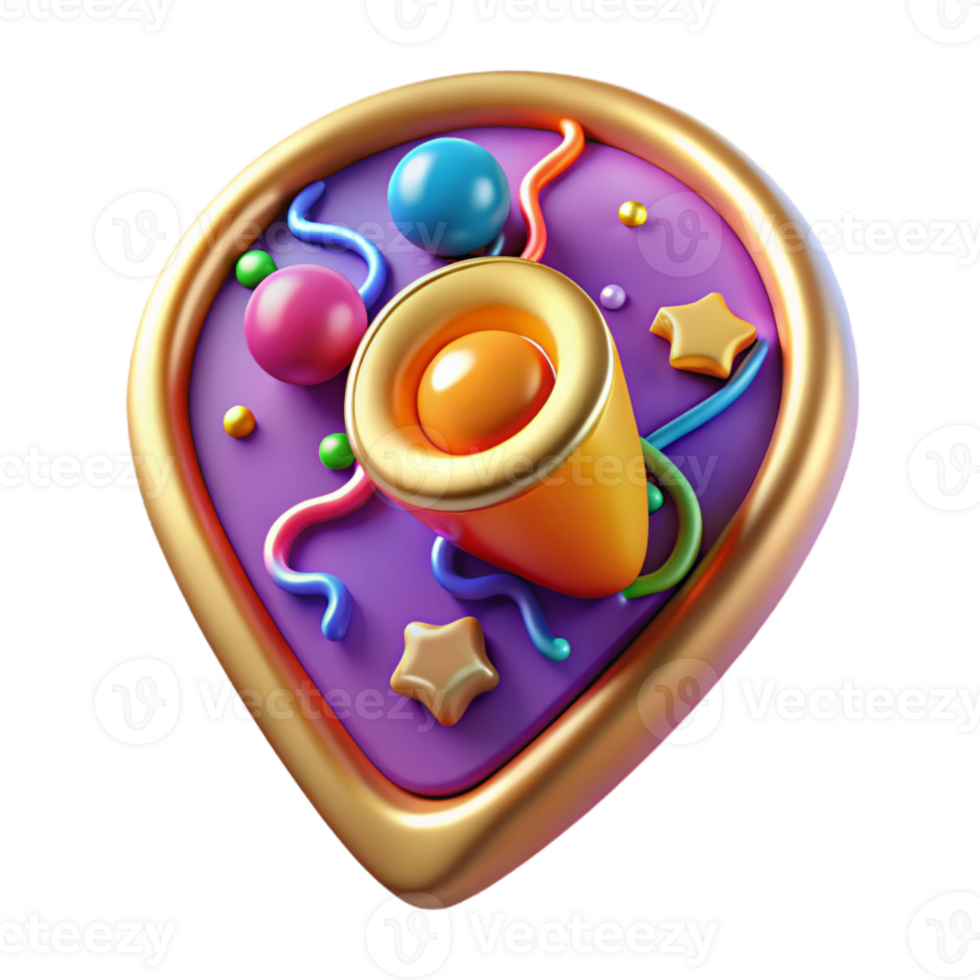 stunning contemporary Colorful Enamel Pin Isolated on a Transparent Background genuine png