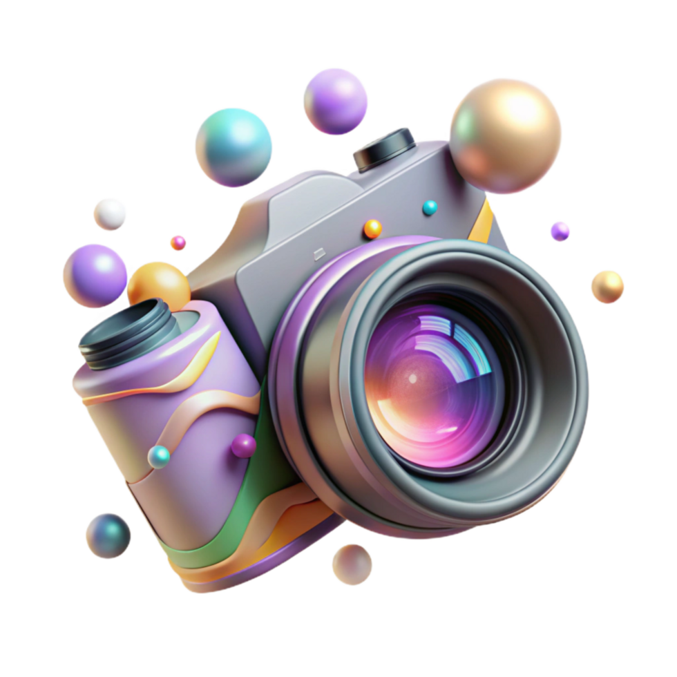 serene creative Camera Lens Zoom Effect Transparent authentic png