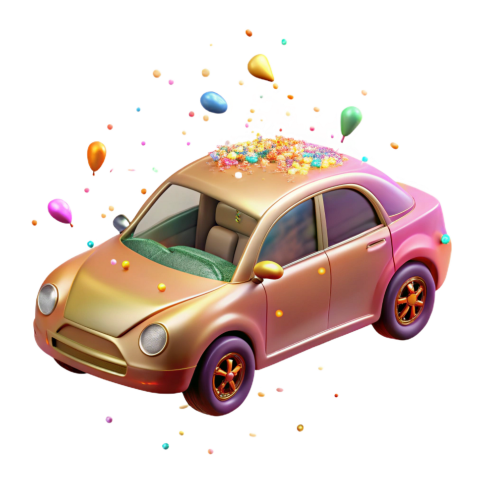 extraordinary abstract Electric Car Side View White Background Isolated detailed png