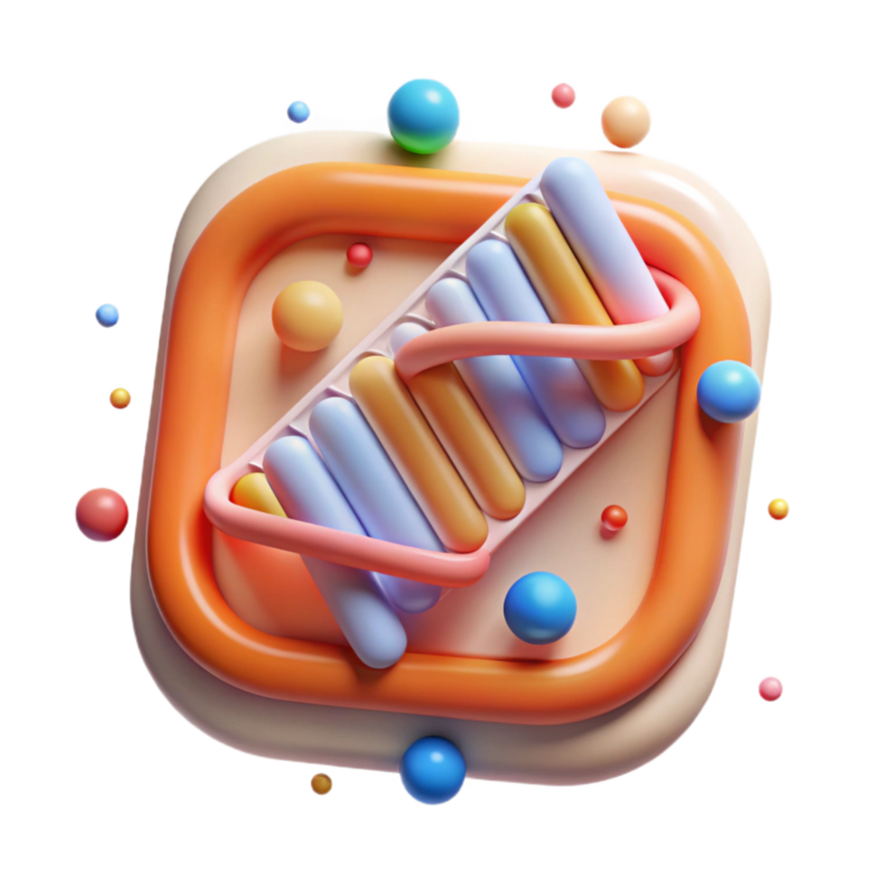 serene abstract Genetic Variation Icon Transparent Background authentic png