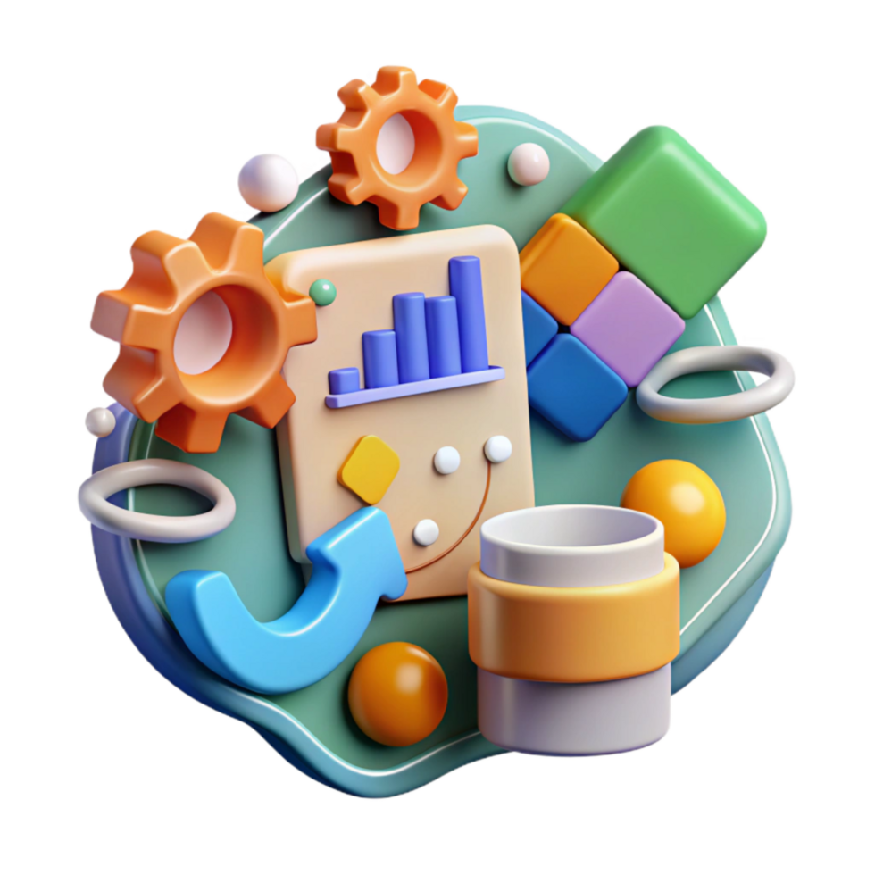 impressive modern Environmental Data Analysis Software Icon Isolated authentic png