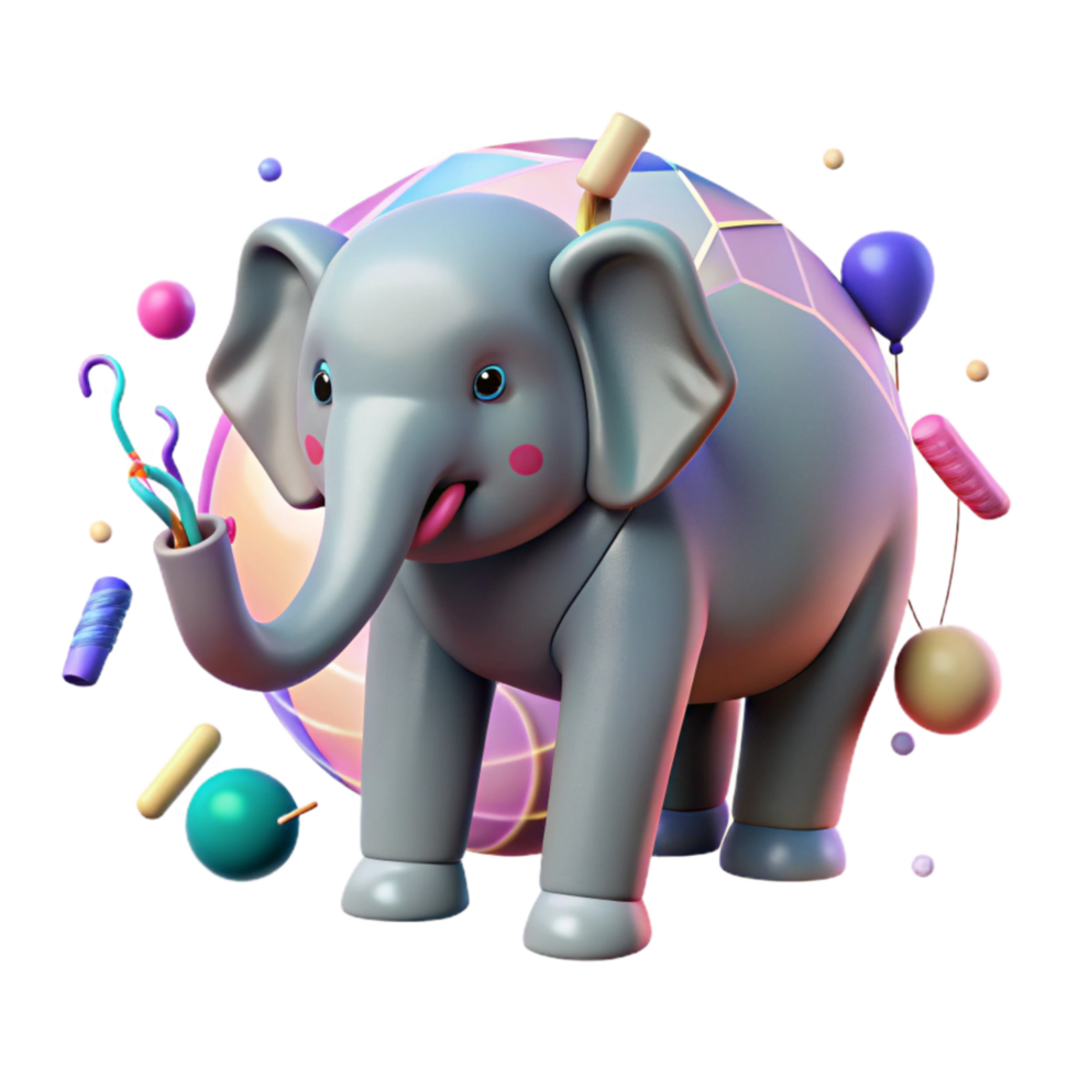 stunning artistic Elephant Artificial Insemination Procedure Isolated authentic png