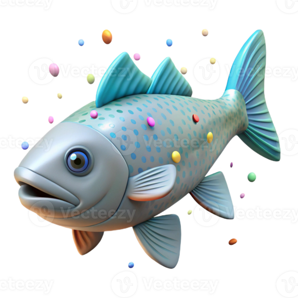 extraordinary minimalist Freshwater Fish Cutout Isolated on Transparent Background genuine png