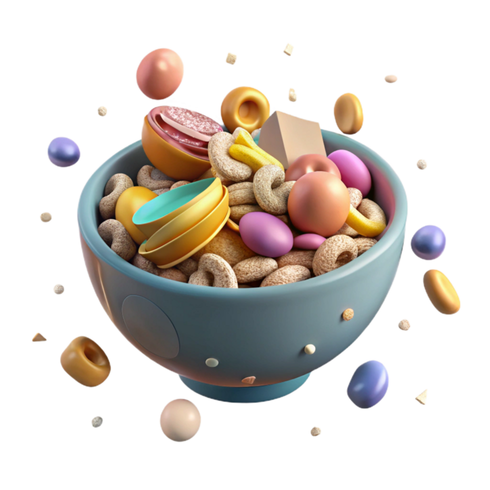 magnificent vintage Bowl of Mixed Nuts Cutout detailed png