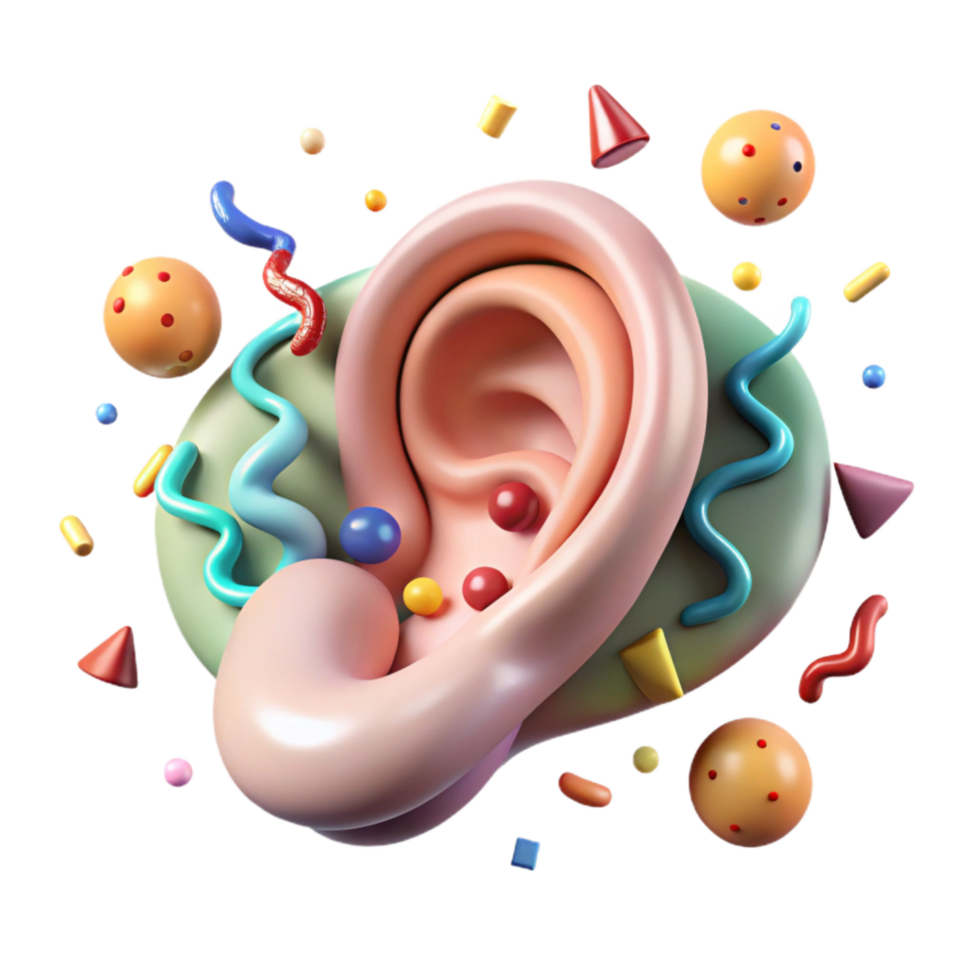 dramatic rustic Ear Anatomy Affected by Loud Sounds Cutout genuine png