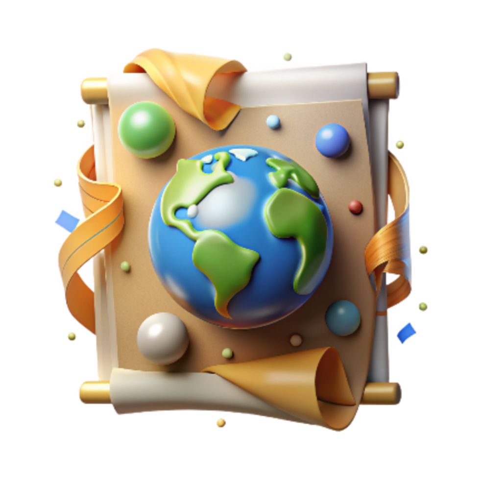 impressive classic Climate Change Awareness Poster with Earth Icon Transparent Background authentic png
